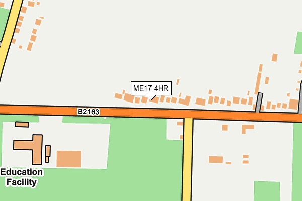 ME17 4HR map - OS OpenMap – Local (Ordnance Survey)