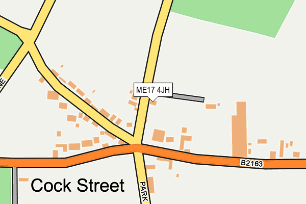ME17 4JH map - OS OpenMap – Local (Ordnance Survey)
