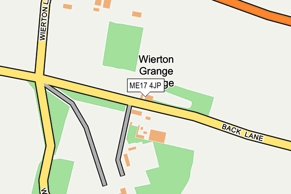 ME17 4JP map - OS OpenMap – Local (Ordnance Survey)