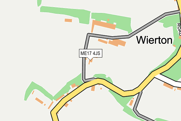 ME17 4JS map - OS OpenMap – Local (Ordnance Survey)