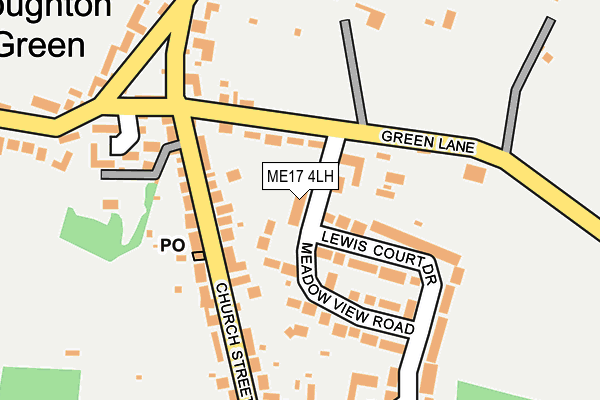 ME17 4LH map - OS OpenMap – Local (Ordnance Survey)