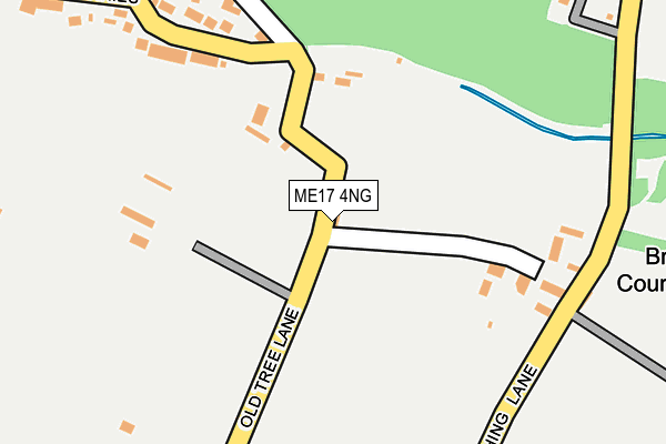 ME17 4NG map - OS OpenMap – Local (Ordnance Survey)