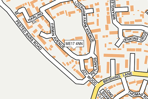 ME17 4NN map - OS OpenMap – Local (Ordnance Survey)