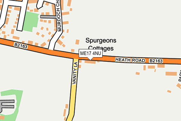 ME17 4NU map - OS OpenMap – Local (Ordnance Survey)