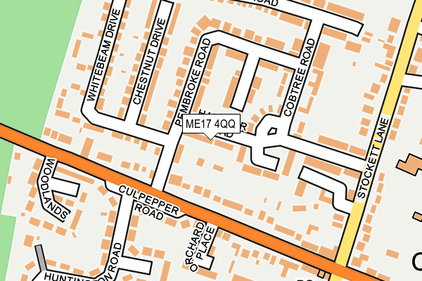 ME17 4QQ map - OS OpenMap – Local (Ordnance Survey)