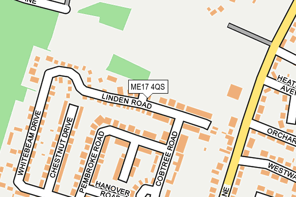 ME17 4QS map - OS OpenMap – Local (Ordnance Survey)