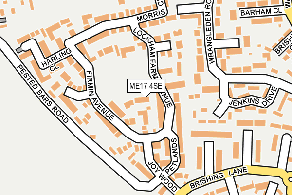 ME17 4SE map - OS OpenMap – Local (Ordnance Survey)