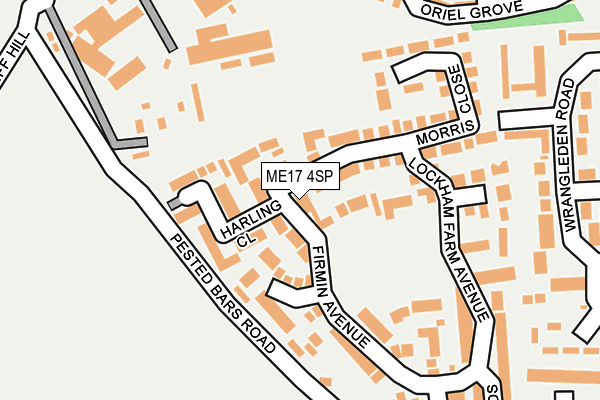 ME17 4SP map - OS OpenMap – Local (Ordnance Survey)