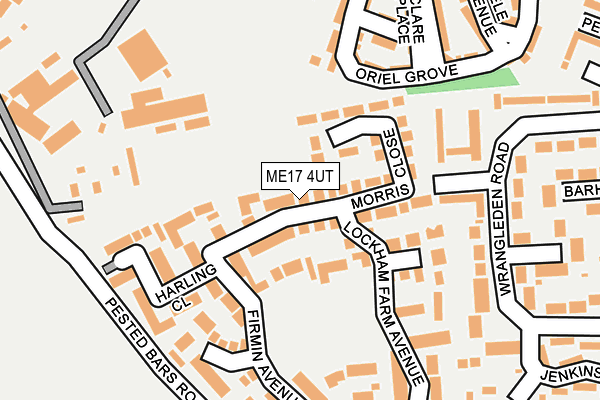 ME17 4UT map - OS OpenMap – Local (Ordnance Survey)