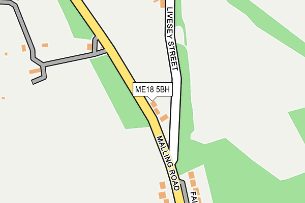 ME18 5BH map - OS OpenMap – Local (Ordnance Survey)