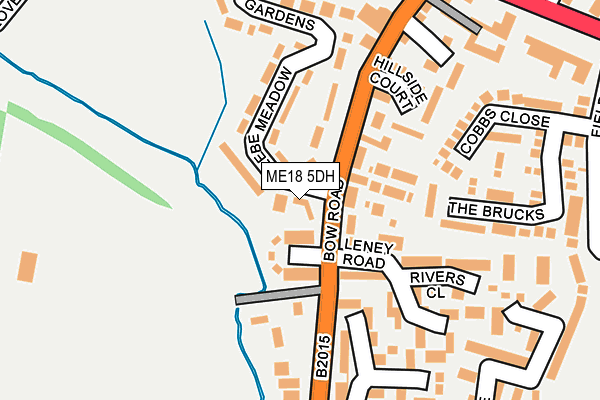 ME18 5DH map - OS OpenMap – Local (Ordnance Survey)