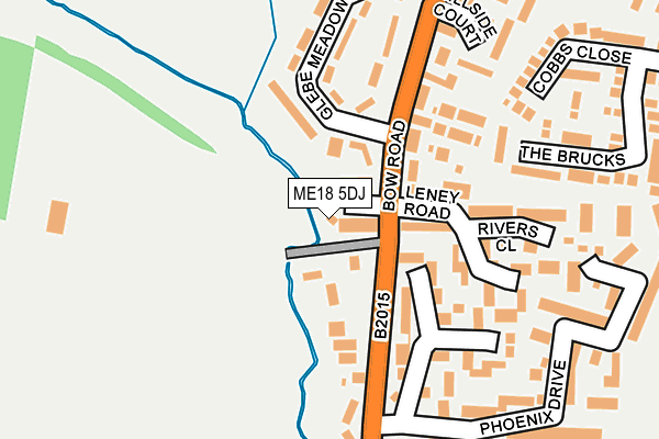 ME18 5DJ map - OS OpenMap – Local (Ordnance Survey)