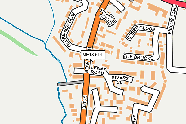 ME18 5DL map - OS OpenMap – Local (Ordnance Survey)