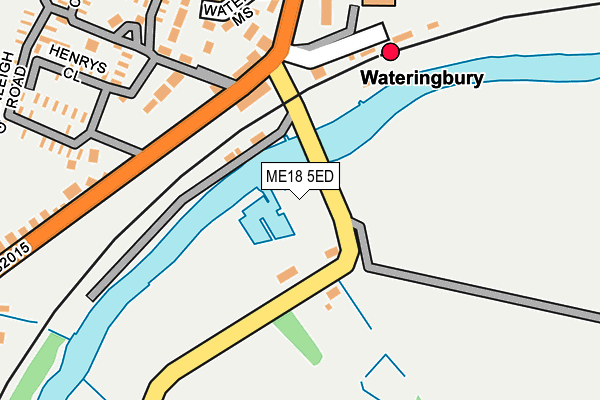 ME18 5ED map - OS OpenMap – Local (Ordnance Survey)