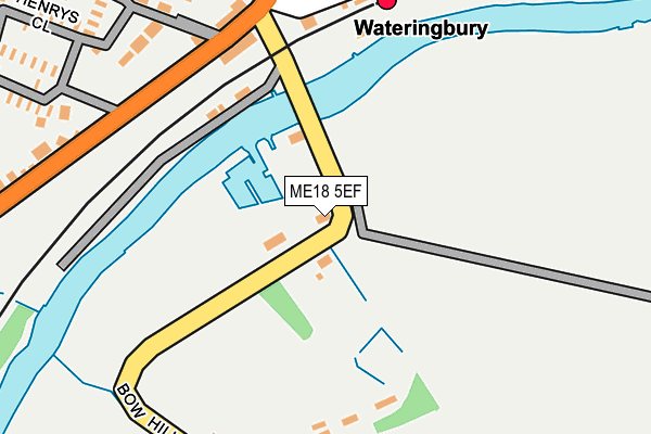 ME18 5EF map - OS OpenMap – Local (Ordnance Survey)