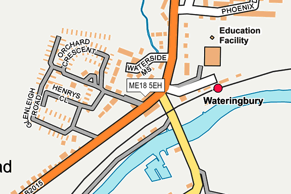 ME18 5EH map - OS OpenMap – Local (Ordnance Survey)