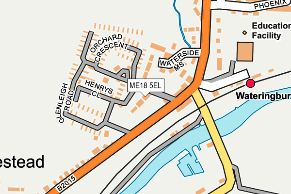 ME18 5EL map - OS OpenMap – Local (Ordnance Survey)