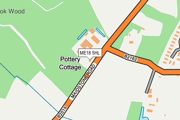 ME18 5HL map - OS OpenMap – Local (Ordnance Survey)