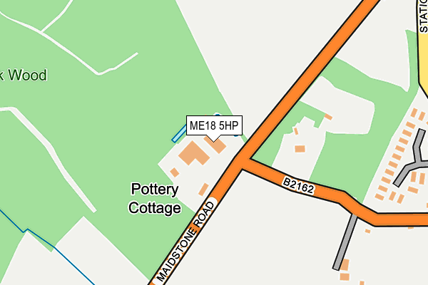 ME18 5HP map - OS OpenMap – Local (Ordnance Survey)