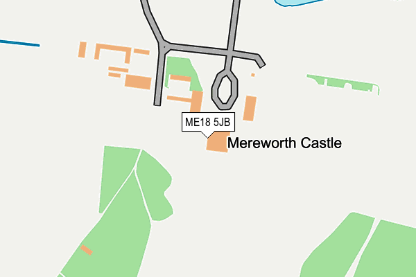 ME18 5JB map - OS OpenMap – Local (Ordnance Survey)