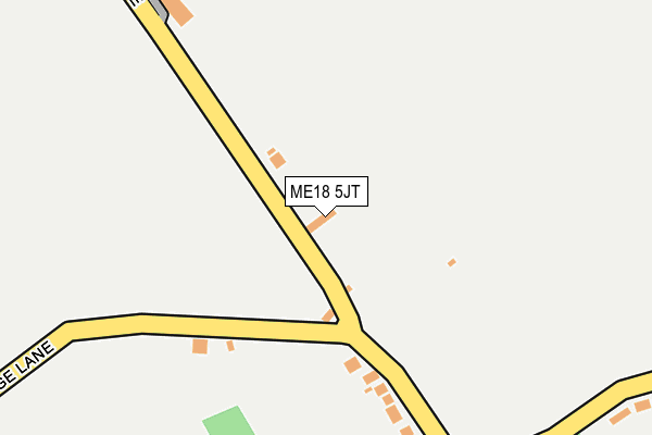 ME18 5JT map - OS OpenMap – Local (Ordnance Survey)