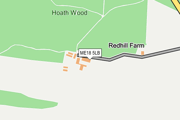 ME18 5LB map - OS OpenMap – Local (Ordnance Survey)