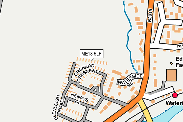 ME18 5LF map - OS OpenMap – Local (Ordnance Survey)
