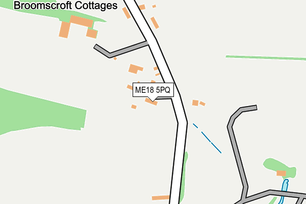 ME18 5PQ map - OS OpenMap – Local (Ordnance Survey)