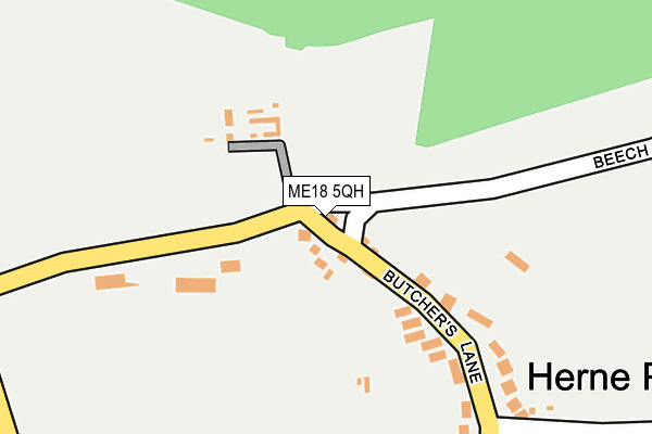 ME18 5QH map - OS OpenMap – Local (Ordnance Survey)