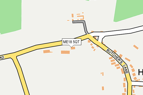 ME18 5QT map - OS OpenMap – Local (Ordnance Survey)