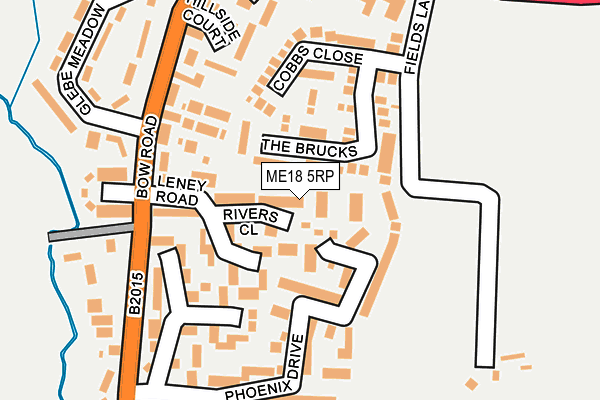 ME18 5RP map - OS OpenMap – Local (Ordnance Survey)