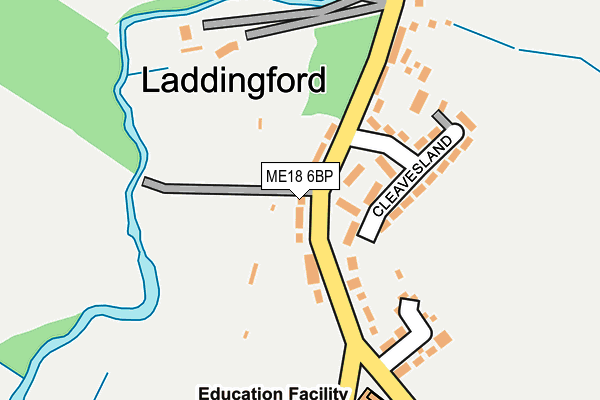 ME18 6BP map - OS OpenMap – Local (Ordnance Survey)