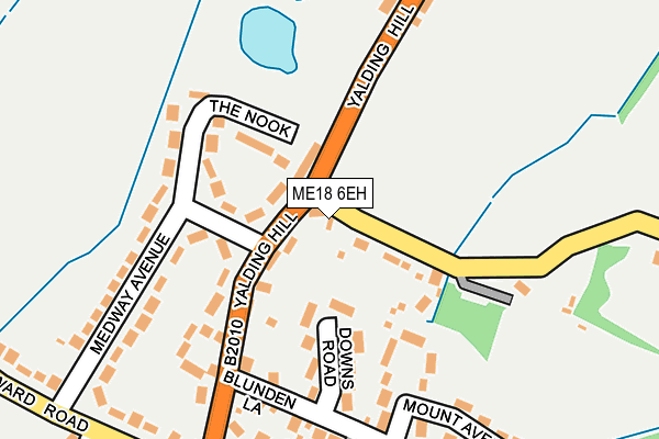 ME18 6EH map - OS OpenMap – Local (Ordnance Survey)