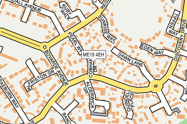 ME19 4EH map - OS OpenMap – Local (Ordnance Survey)