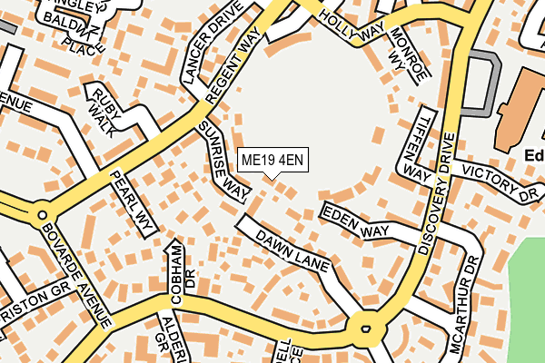 ME19 4EN map - OS OpenMap – Local (Ordnance Survey)