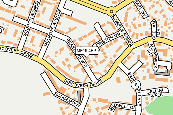 ME19 4EP map - OS OpenMap – Local (Ordnance Survey)