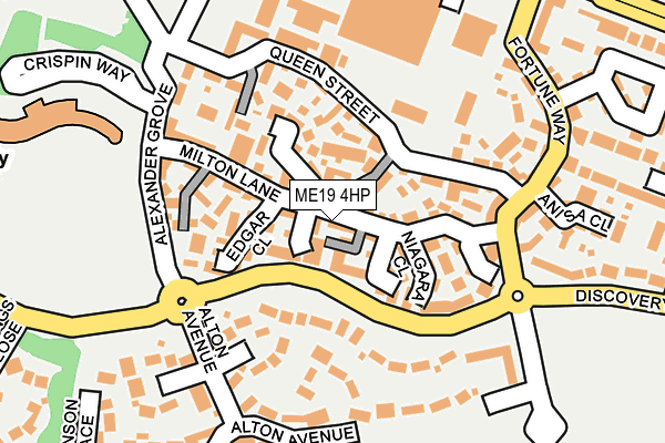 ME19 4HP map - OS OpenMap – Local (Ordnance Survey)
