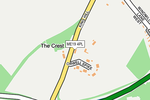 Map of CREEK HOMES LTD at local scale