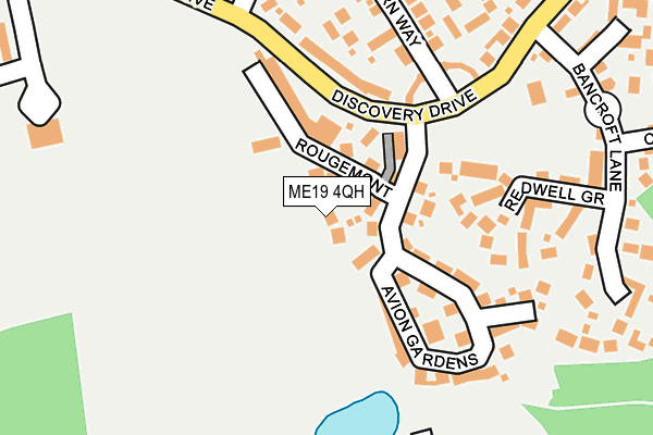 ME19 4QH map - OS OpenMap – Local (Ordnance Survey)