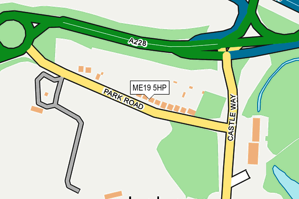 ME19 5HP map - OS OpenMap – Local (Ordnance Survey)