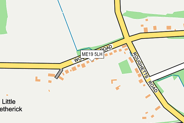 ME19 5LH map - OS OpenMap – Local (Ordnance Survey)