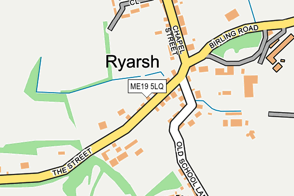 ME19 5LQ map - OS OpenMap – Local (Ordnance Survey)