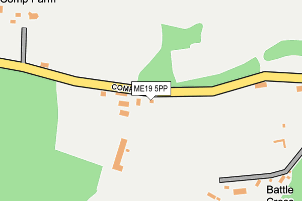 ME19 5PP map - OS OpenMap – Local (Ordnance Survey)