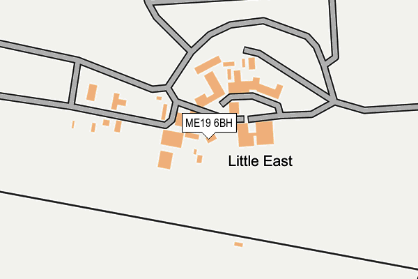 ME19 6BH map - OS OpenMap – Local (Ordnance Survey)