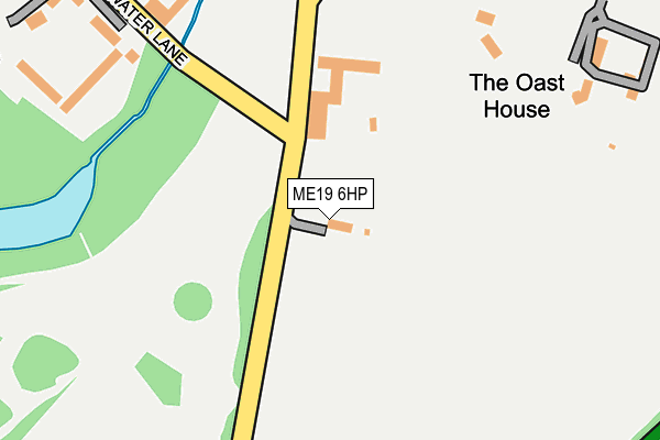 ME19 6HP map - OS OpenMap – Local (Ordnance Survey)