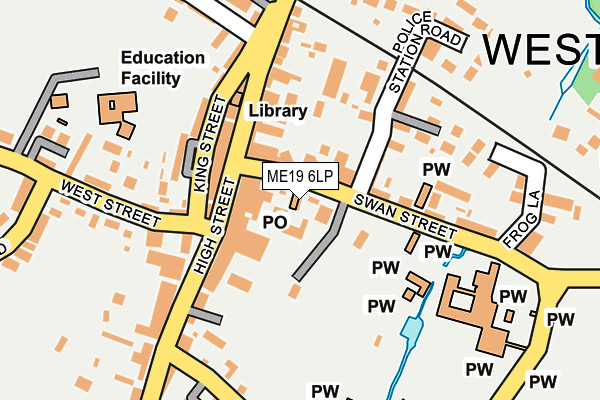 Map of THE WHITE STUDIOS CW LTD at local scale
