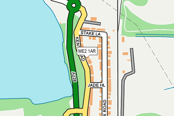 ME2 1AR map - OS OpenMap – Local (Ordnance Survey)