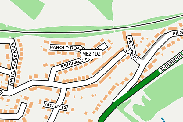 ME2 1DZ map - OS OpenMap – Local (Ordnance Survey)