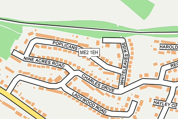 ME2 1EH map - OS OpenMap – Local (Ordnance Survey)