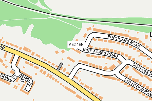 ME2 1EN map - OS OpenMap – Local (Ordnance Survey)